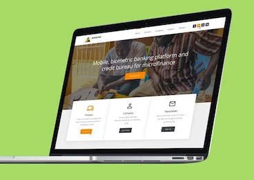 Awamo Banking Platform mobile first site design